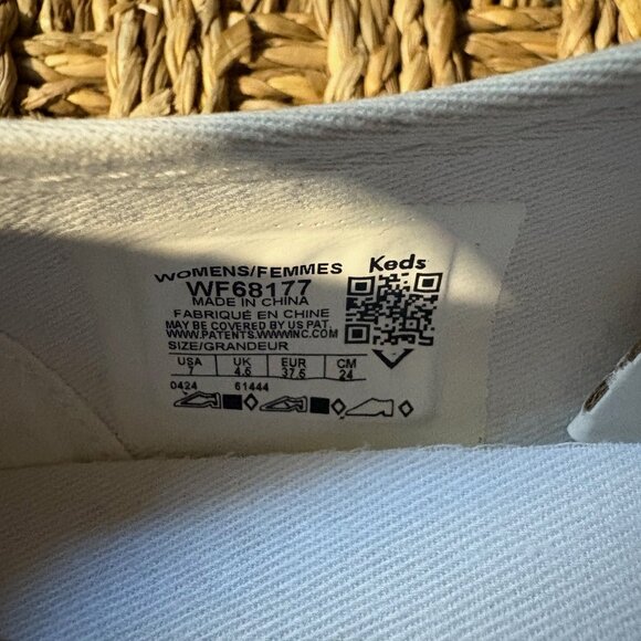 NWT Keds Point Slip Canvas platform sneakers in White - Picture 10 of 12